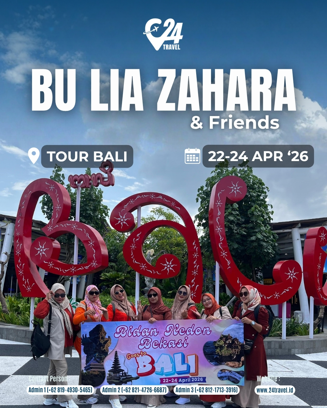 Liburan bersama sahabat selalu dipenuhi tawa dan cerita yang sulit dilupakan.
Bali menghadirkan suasana hangat dan perjalanan menyenangkan untuk menikmati waktu bersama tanpa terburu-buru.
Yuk, wujudkan liburan seru bersama sahabat yang penuh momen berharga dan cerita indah.Info promo & konsultasi klik link bio 👉 @24travel.id#24travel #semuabisaliburan #paketwisatabali #tourbali