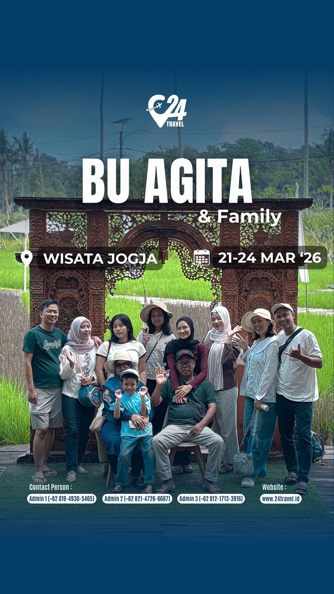 Ada tempat yang selalu berhasil membuat kita ingin kembali lagi.
Jogja dengan segala kehangatannya selalu jadi pilihan untuk menciptakan cerita baru.
Yuk, luangkan waktu untuk menikmati perjalanan yang santai dan penuh kenangan bersama orang tersayang.Info promo & konsultasi klik link bio 👉 @24travel.id#24travel #semuabisaliburan #paketwisatajogja #tripjogja