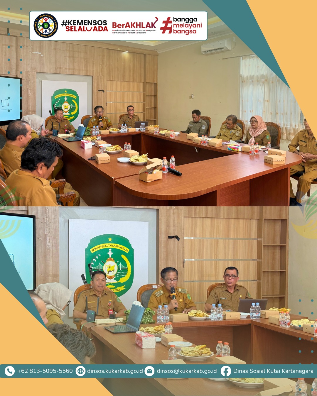 LOA KULU, 7 April 2026 – Dinas Sosial Kabupaten Kutai Kartanegara kembali melaksanakan Sosialisasi Keputusan Menteri Sosial Nomor 3/HUK/2026 tentang Penetapan Bantuan Iuran Jaminan Kesehatan (PBI‑JK). Kegiatan berlangsung di Aula Serba Guna Kecamatan Loa Kulu dan dihadiri oleh Camat Loa Kulu, Sekretaris Camat, para Kasi Kesra, serta tim Puskesos Kecamatan Loa Kulu.
.
.
.
.
.
Selengkapnya di : https://dinsos.kukarkab.go.id/index.php/2026/04/08/sekretaris-dinsos-kukar-tekankan-pemanfaatan-siks-ng-dalam-reaktivasi-pbi-jk/