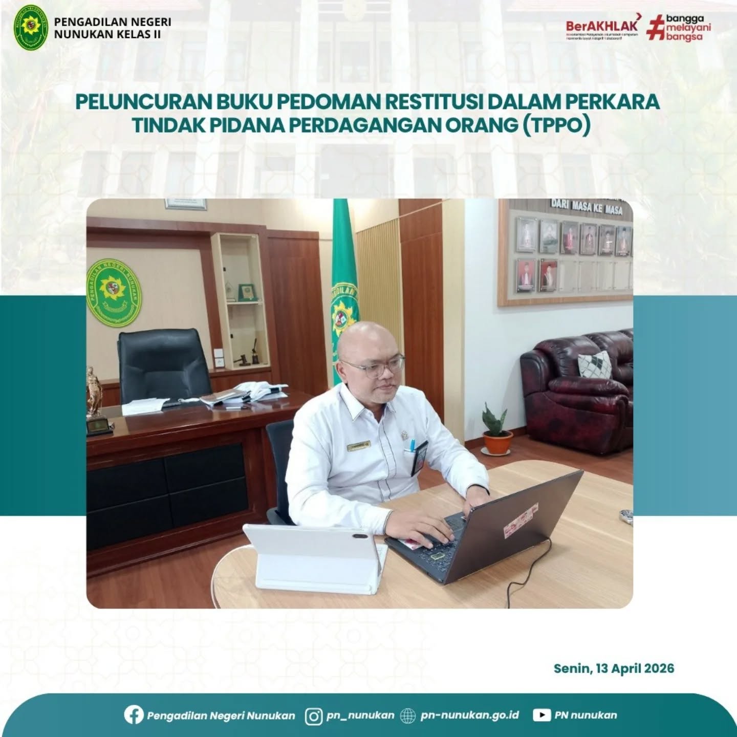 Nunukan, 13 Maret 2026 - Bertempat di Ruangan Ketu…