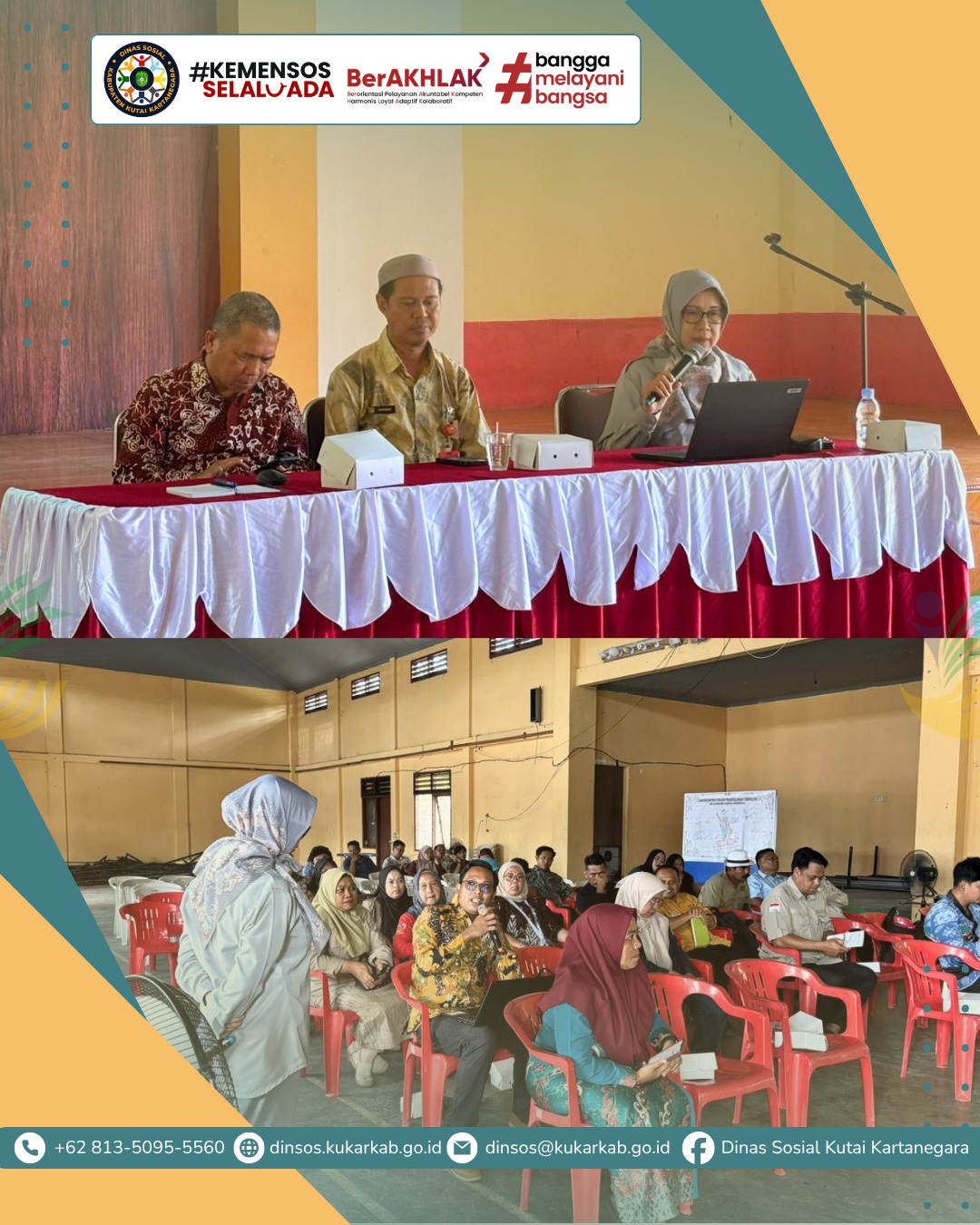 SAMBOJA BARAT, 7 Mei 2026 – Upaya percepatan reaktivasi jaminan kesehatan bagi masyarakat terus dilakukan oleh Pemerintah Kabupaten Kutai Kartanegara melalui Dinas Sosial. Di wilayah Kecamatan Samboja Barat, terdata sebanyak 1.210 jiwa kepesertaan Penerima Bantuan Iuran Jaminan Kesehatan (PBI-JK) yang saat ini dalam status nonaktif berdasarkan kebijakan pemerintah pusat.
.
.
.
.
.
Selengkapnya di : https://dinsos.kukarkab.go.id/index.php/2026/05/08/dinsos-kukar-sisir-samboja-barat-pastikan-1-210-jiwa-kembali-tercover-jaminan-kesehatan-pbi-jk/