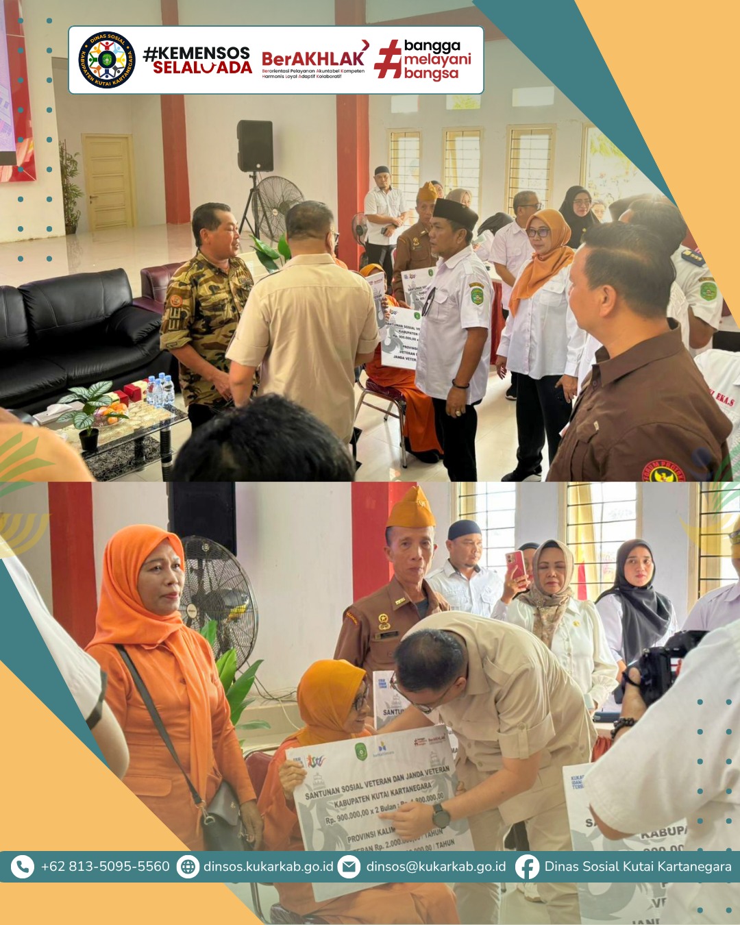 TENGGARONG, 13 Mei 2026 – Pemerintah Kabupaten Kutai Kartanegara (Kukar) terus mempertajam langkah dalam menekan angka kemiskinan ekstrem di wilayahnya. Melalui skema kombinasi antara bantuan sosial langsung (charity) dan pemberdayaan ekonomi (empowerment), Pemkab memastikan seluruh lapisan masyarakat, terutama kelompok rentan, mendapatkan perlindungan kesejahteraan yang layak.
.
.
.
.
.
Selengkapnya di : https://dinsos.kukarkab.go.id/index.php/2026/05/14/sasar-kelompok-rentan-pemkab-kukar-perkuat-strategi-ganda-pengentasan-kemiskinan/