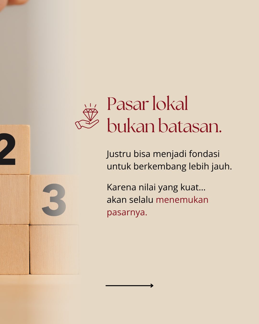 Semua hal besar tidak selalu dimulai dari tempat yang besar. 🌍
Kadang, semuanya dimulai dari satu langkah kecil:
satu koneksi, satu keberanian, satu cara pandang baru.
Di dunia yang semakin terkoneksi, market lokal bukan lagi batasan — melainkan awal dari peluang yang lebih luas.
Karena growth bukan hanya tentang seberapa jauh kita melangkah,
tetapi seberapa luas mindset kita berkembang.
Act Local, Think Global. ✨
#nyatadekatnya #permatahijausuites #networking #globalmindset #thinkglobalactlocal